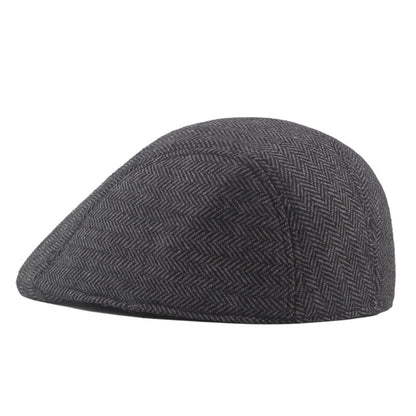 Herringbone Tweed Cap