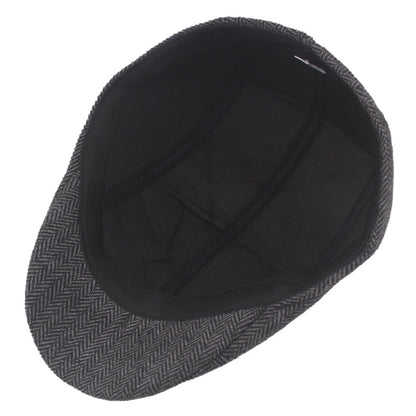 Herringbone Tweed Cap