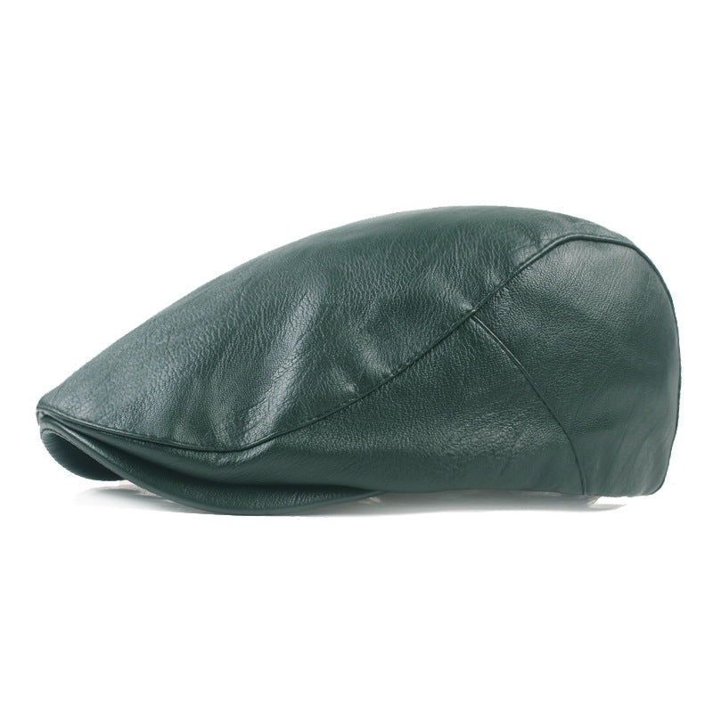 Smooth Leather Cap