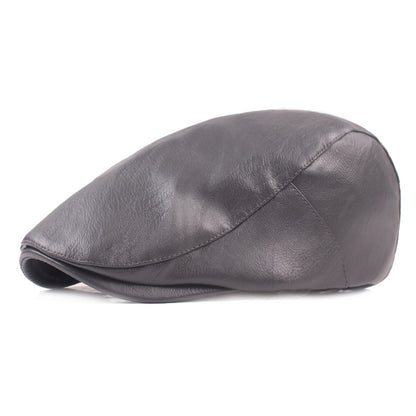 Smooth Leather Cap