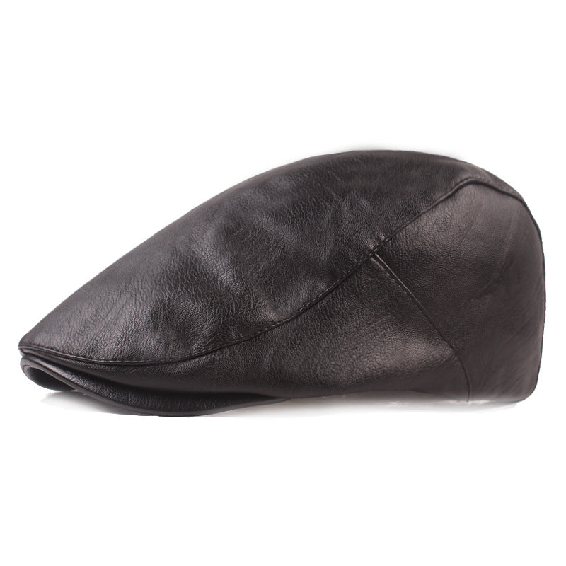 Smooth Leather Cap