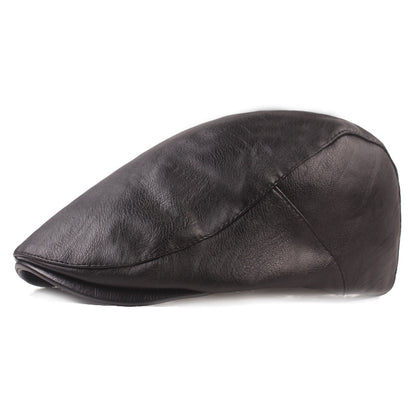 Smooth Leather Cap