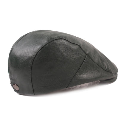 Smooth Leather Cap