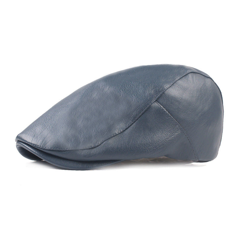 Smooth Leather Cap