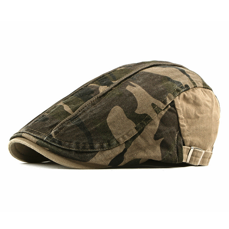 Camo Flat Cap