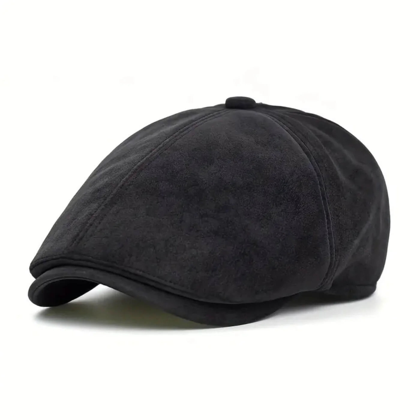 The Merchant — Suede Newsboy Cap