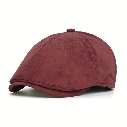 The Merchant — Suede Newsboy Cap