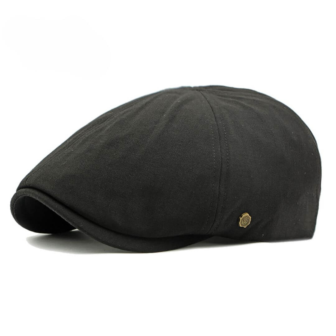 The Settler — Brushed Cotton Flat Cap