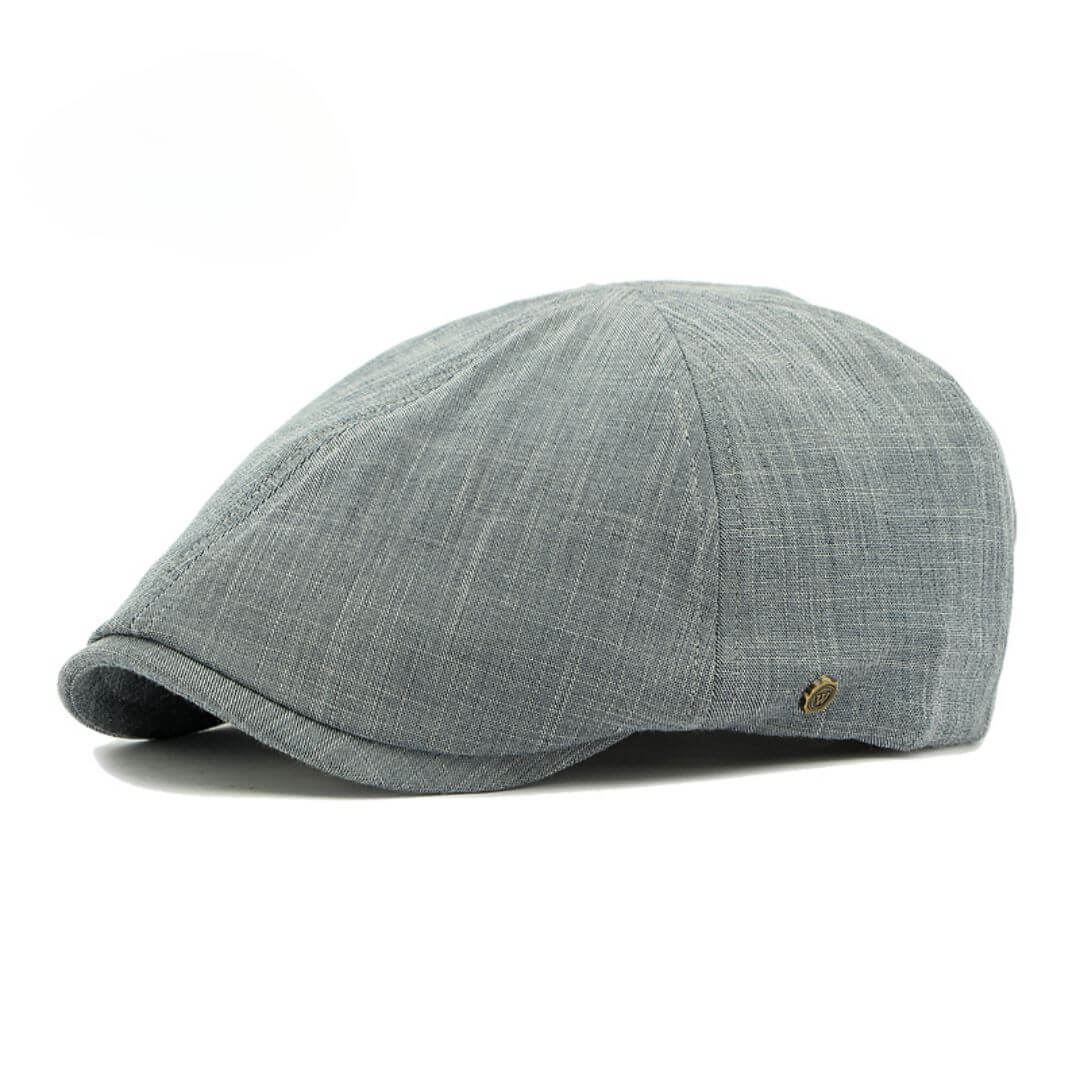 The Settler — Brushed Cotton Flat Cap