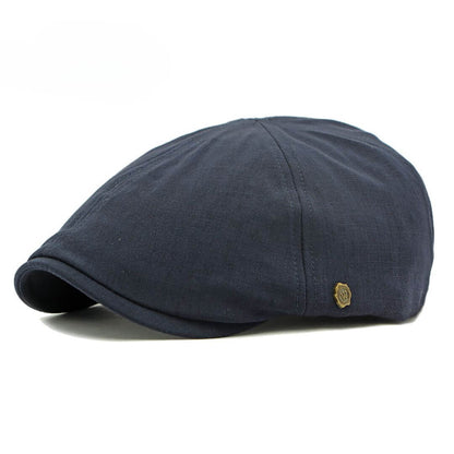 The Settler — Brushed Cotton Flat Cap