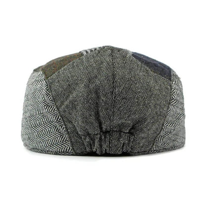 The Weaver — Patchwork Tweed Flat Cap