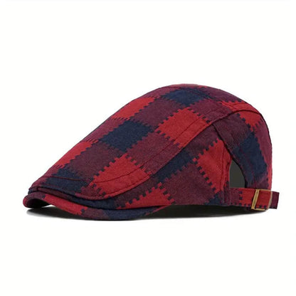 The Yeoman — Plaid Flat Cap