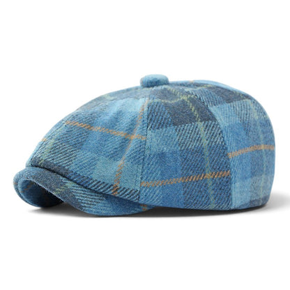 Plaid Newsboy Cap