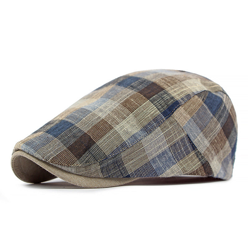 Patchwork Plaid Cap