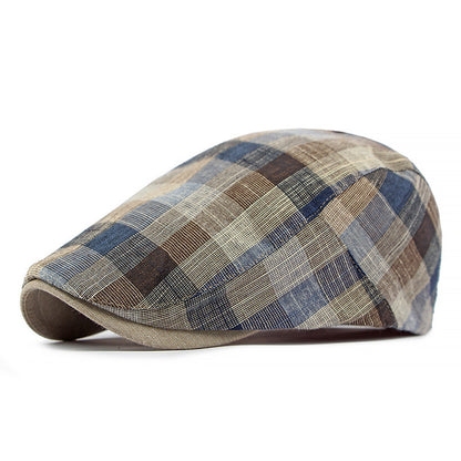Patchwork Plaid Cap