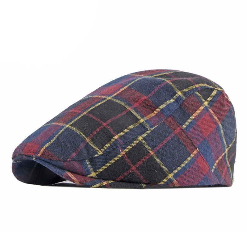 Patchwork Plaid Cap