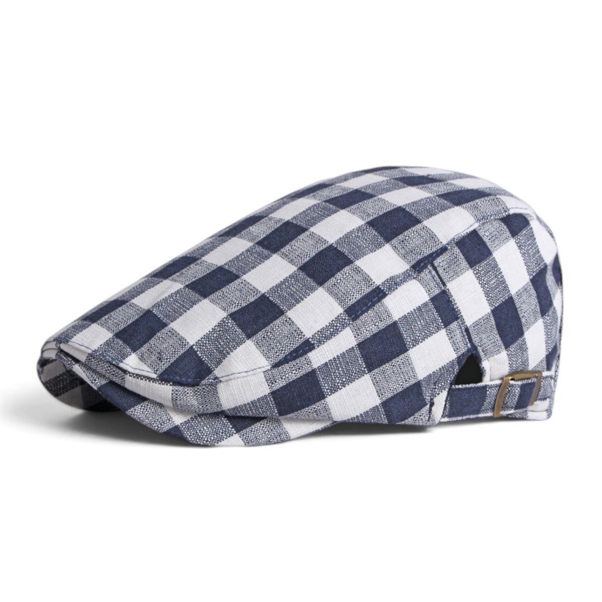 Gingham Check Cap