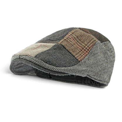Patchwork Tweed Cap