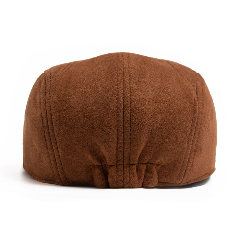 Suede Flat Cap