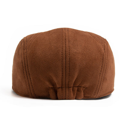 Suede Flat Cap