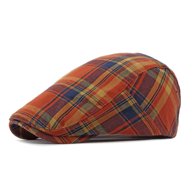 Patchwork Plaid Cap
