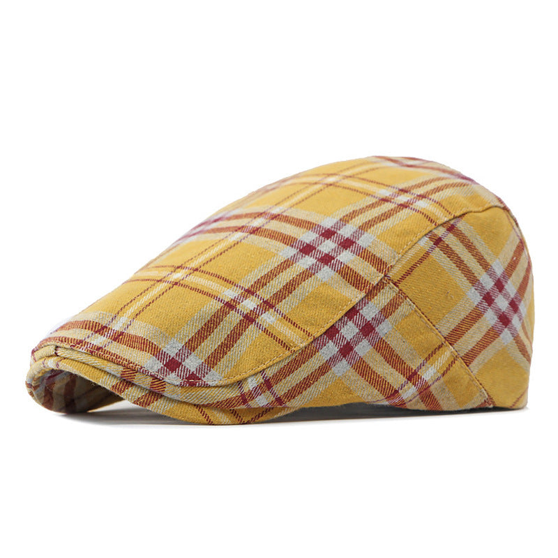 Patchwork Plaid Cap