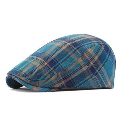 Patchwork Plaid Cap