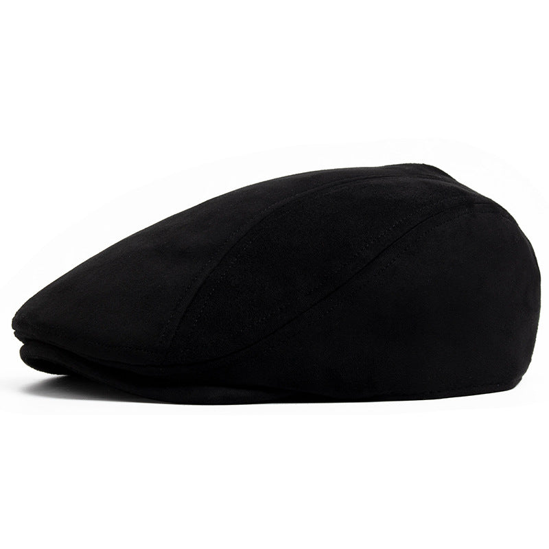 Suede Flat Cap