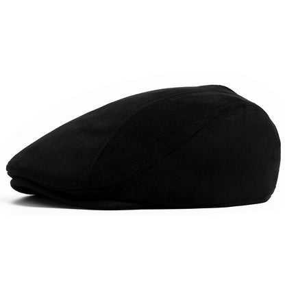 Suede Flat Cap