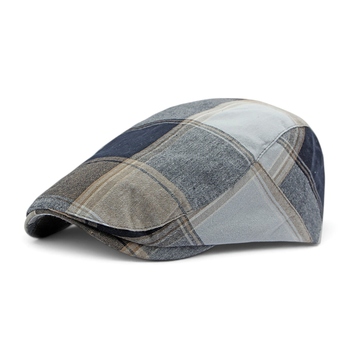 Windowpane Plaid Cap