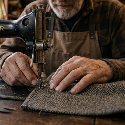 Herringbone Flat Cap