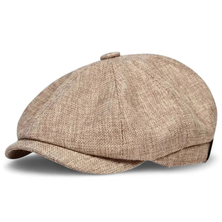 The Tweed — Herringbone Newsboy Cap