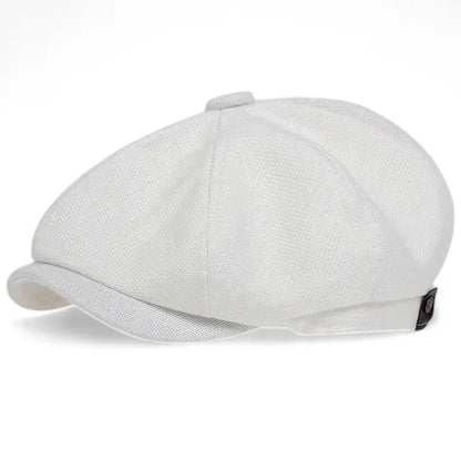 The Tweed — Herringbone Newsboy Cap