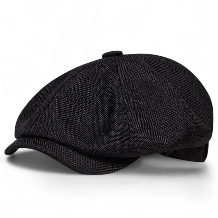 The Tweed — Herringbone Newsboy Cap