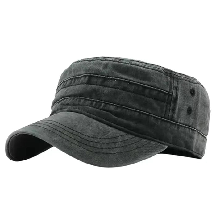 Washed Denim Cadet Cap