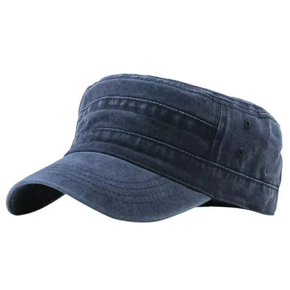 Washed Denim Cadet Cap