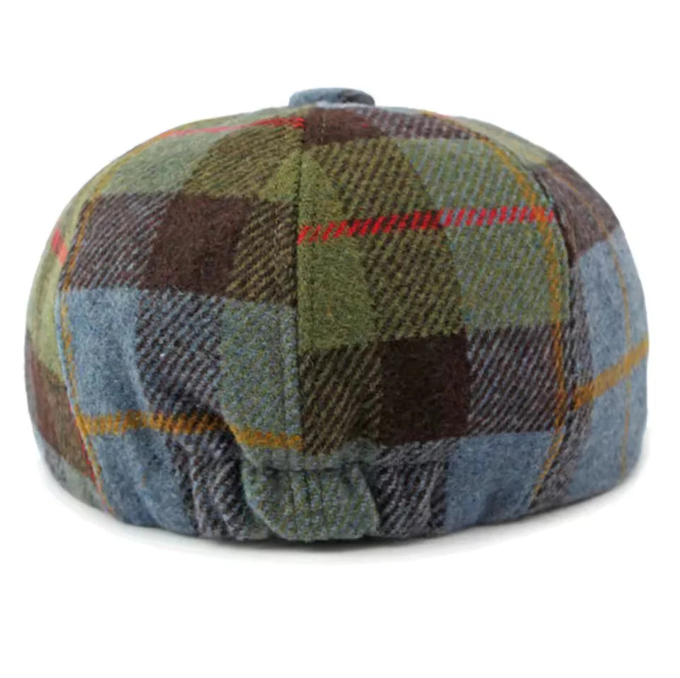 The Highlands — Plaid Newsboy Cap
