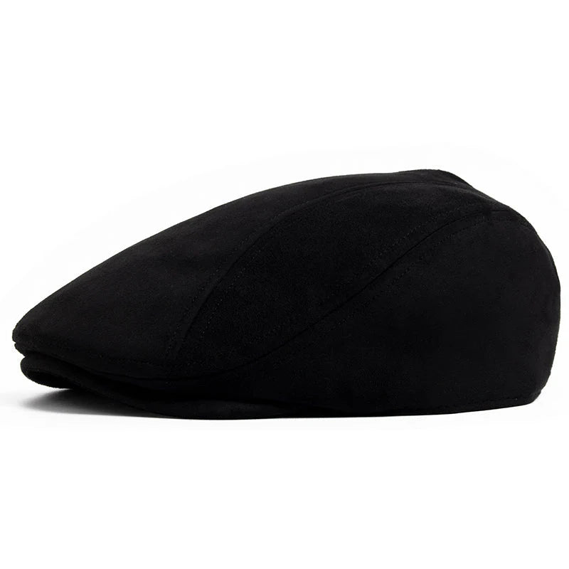 The Gentleman — Suede Flat Cap
