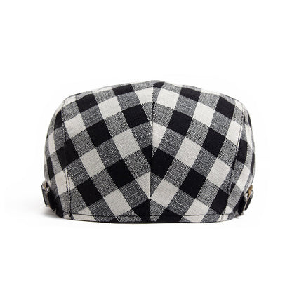 The Crossroads — Check Flat Cap