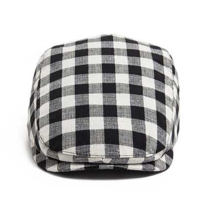 The Crossroads — Check Flat Cap