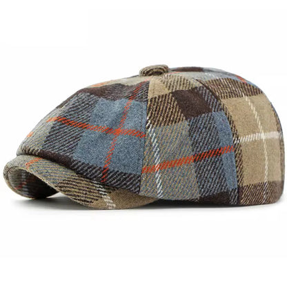 The Highlands — Plaid Newsboy Cap