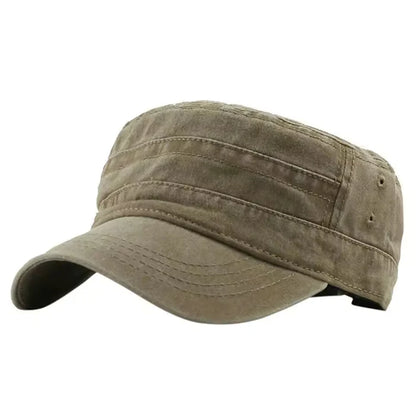Washed Denim Cadet Cap