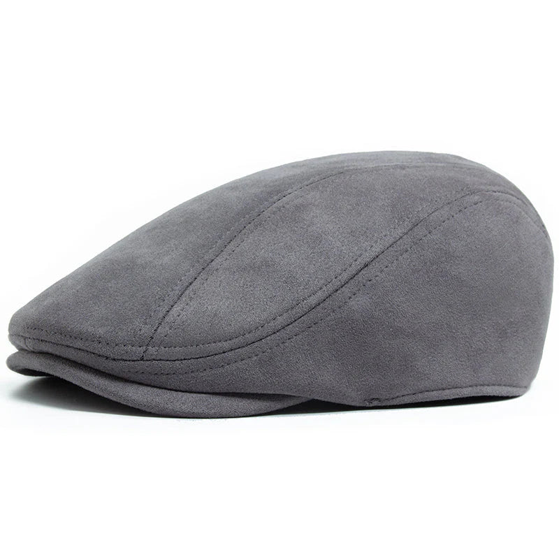 The Gentleman — Suede Flat Cap