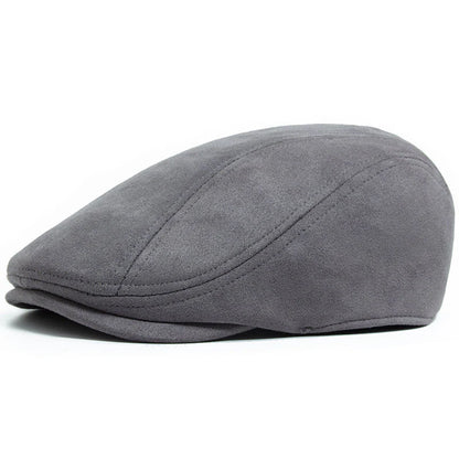 The Gentleman — Suede Flat Cap