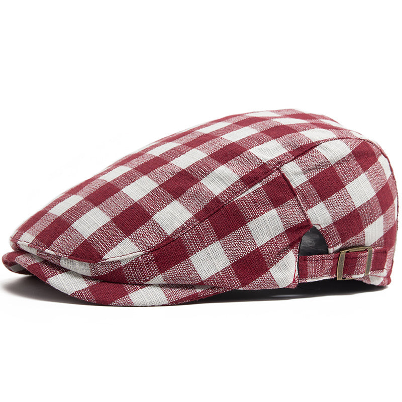 The Crossroads — Check Flat Cap