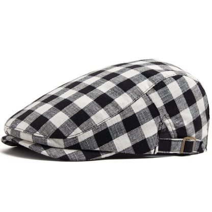 The Crossroads — Check Flat Cap
