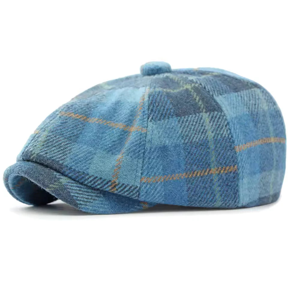 The Highlands — Plaid Newsboy Cap