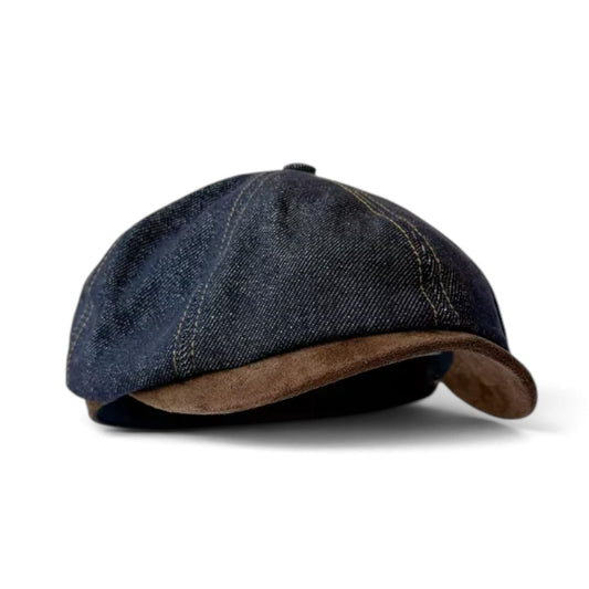 Denim Newsboy Cap
