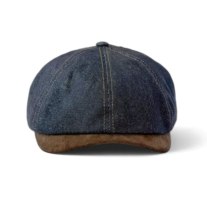Denim Newsboy Cap