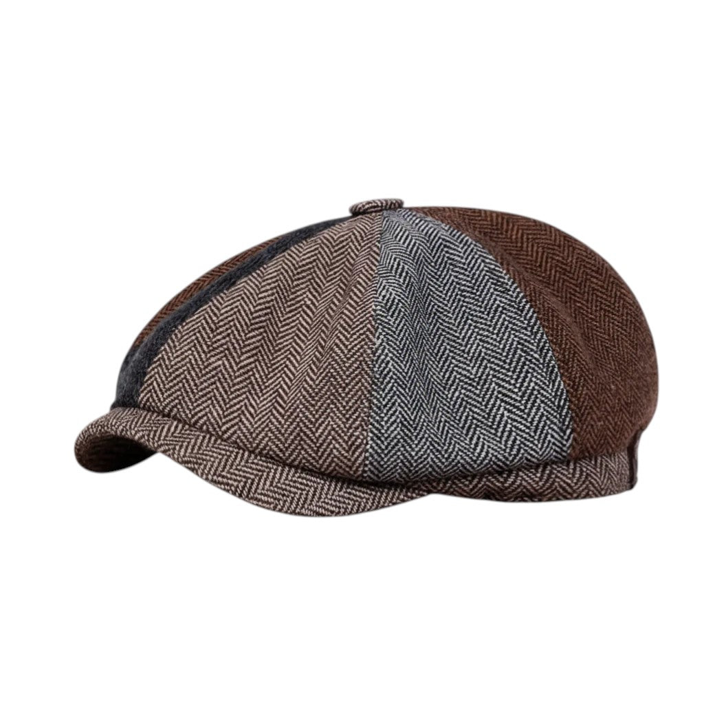 The Patchmaster — Wool Blend Newsboy Cap